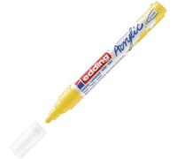 edding 5100 acrylic marker medium - yellow - 1 waterproof acrylic paint marker - round nib 2-3mm - acrylic paint pen for drawing on canvas, art paper and wood - acrylic markers for pebbles