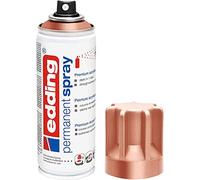 edding 5200 permanent spray - precious copper matt - 200 ml - acrylic paint for painting and decorating glass, metal, wood, ceramic, plastic, canvas - aerosol spray, acrylic spray, paint spray