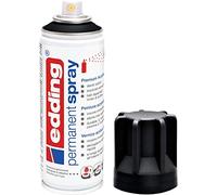 edding 5200 Permanent Spray - Black Mat - 200 ml - Acrylic Paint for Painting and Decorating Glass, Metal, Wood, Ceramic, Plastic, Canvas