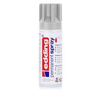 edding 5200 Permanent Spray - Light Grey Mat - 200 ml - Acrylic Paint for Painting and Decorating Glass, Metal, Wood, Ceramic, Plastic, Canvas - Aerosol Spray, Acrylic Spray, Paint Spray