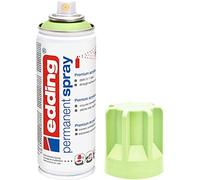 Edding 5200 Permanent Spray - Pastel Green Mat - 200 ml - Acrylic Paint for Painting and Decorating Glass, Metal, Wood, Ceramic, Plastic, Canvas - Aerosol Spray, Acrylic Spray, Paint Spray,4-NL5200917