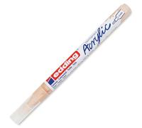 edding 5300 acrylic marker fine - beige - 1 waterproof acrylic paint marker - fine round nib 1-2mm - acrylic paint pen for drawing on canvas, art paper and wood - acrylic markers for pebbles