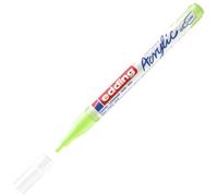 edding 5300 acrylic marker fine - pastel-green - 1 waterproof acrylic paint marker - fine round tip 1-2mm - acrylic paint pens for drawing on canvas, art paper and wood - acrylic markers for pebbles
