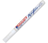 edding 5300 white - 1 paint marker pen - fine round nib 1-2mm - for drawing on