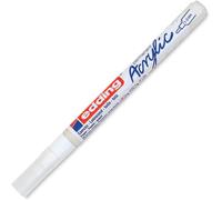 edding 5300 white - 1 paint marker pen - fine round nib 1-2mm - for drawing on