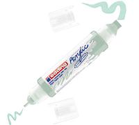 edding 5400 acrylic 3D double liner - mint - 1 acrylic colour tube - 2 nozzles 2-3,5-10mm - acrylic paints for canvas, painting boards and wood - waterproof acrylics in artist-quality colours