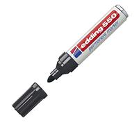 edding 550 Permanent Marker - Black - 1 Pen - Round Tip 3-4 mm - Waterproof, Quick-Drying, Smear-Proof Pens - for Cardboard, Plastic, Wood, Metal, Glass and Fabric