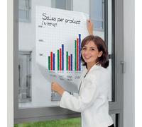 Edding 7-159100 1591 Magic-Chart Plain Whiteboard Pack of 25 Sheets