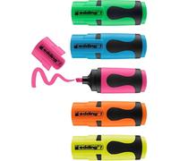 Edding 7 mini highlighter - assorted colours - mini marker pens in 5 brilli