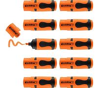 Edding 7 Mini Highlighter Highlighter, 1 - 3 mm, 10er Poly Bag in Neon Orange