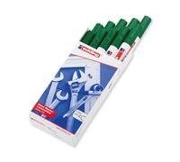 edding 750 paint marker - green - 10 pens - round tip 2-4 mm - paint marker for marking and labelling metal, glass, rocks or plastic - heat-resistant, permanent, smudge-proof and waterproof