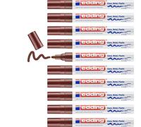 Edding 750 PAINT MARKER - BROWN - Bullet Tip (Pack of 10)