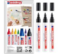 edding 750 Gloss Paint Markers 2-4mm Pack of 3 (Black)
