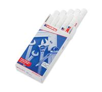 Edding 750 Opaque White Bullet Tip Paint Marker (Pack of 10) 750-049