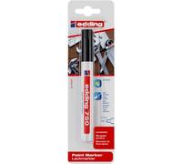 edding 750 paint marker - black - pack of 1 pen - round nib 2-4 mm - paint marker for marking and labelling metal, glass, rocks or plastic - heat-resistant, permanent, smudge-proof and waterproof