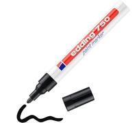 Edding 750 PAINT MARKER PEN BLACK BULLET TIP LOW ODOUR 2-4mm Line