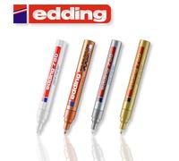 edding 750 Permanent Marker Gloss White Gold Silver Copper Paint Pen 1 Unit