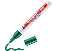 edding 750 Permanent Paint Marker Green Medium Bullet 2 - 4 mm Water-Resistant