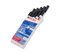 Edding 751 Bullet Tip Paint Marker Fine Black (Pack of 10) 4-751001