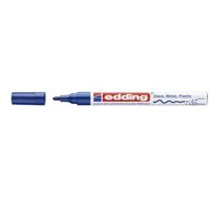edding Paint Marker 751 Gloss - Round nib 1-2 mm, Waterproof High Coverage - Blue (1 paint marker)