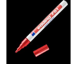 edding 751 Gloss Paint Marker Bullet Tip 1-2mm Box of 10 - Red