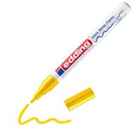 edding 751 gloss paint marker - yellow - 1 paint marker - round nib 1-2 mm - pai