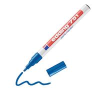 Edding 751 Paint Marker Bullet Tip 1-2Mm Line Blue Pack 10