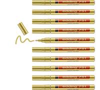 Edding 751 Paint Marker Bullet Tip 1-2mm Line Gold (Pack 10)