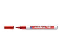 edding 751 PAINT MARKER PEN BULLET TIP - RED (PACK OF 3)