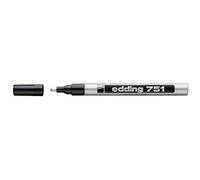 edding 751 PAINT MARKER PEN BULLET TIP - SILVER (PACK OF 3)