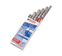 Edding 751 Paint Markers Silver Fine Bullet Tip Heat Resistant Pack 10