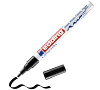 edding 753 gloss paint marker calligraphy - black - 1 paint marker - calligraphy nib 1-2.5 mm - for glass, stone, plastic, paper - waterproof, highly opaque - bullet journals, hand lettering