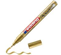 edding Paint Marker 753 - Calligraphy Nib 1-2.5 mm, Gloss Gold, Waterproof & Opaque