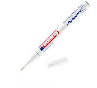 edding 753 gloss paint marker calligraphy - white - 1 paint marker - calligraphy nib 1-2.5 mm - for glass, stone, plastic, paper - waterproof, highly opaque - bullet journals, hand lettering