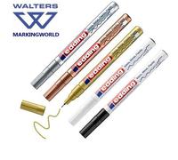 Edding 780 Extra Fine Paint Marker Pen | 0.8mm Nib | Set 5 | Assorted Colours