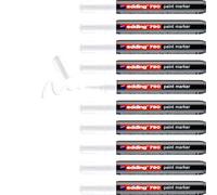 edding 790 Paint Marker Bullet Tip 2-3mm Line White (Pack 10) - 4-790049