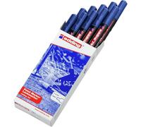 edding 791 paint marker - blue - 10 pens - thin round nib 1-2 mm - paint marker for marking and labelling metal, glass, stone or plastic - highly opaque, permanent, smudge-proof