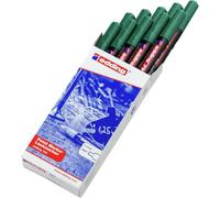 edding 791 paint marker - green - 10 pens - thin round nib 1-2 mm - paint marker for marking and labelling metal, glass, stone or plastic - highly opaque, permanent, smudge-proof