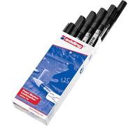 edding 792 paint marker - black - 10 pens - extra fine nib 0.8 mm - paint marker for marking and labelling metal, glass, stone or plastic - highly opaque, permanent, smudge-proof