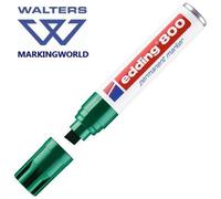 Edding 800 Broad Permanent Marker Pen | 4 - 12mm Chisel Tip | Box 5