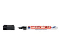 edding 8015 F laboratory marker - black - 1 pen - fine round nib 0.75 mm - ideal for extra-fine labelling of smooth and transparent surfaces (e.g. reaction vessels, lab equipment, labels)