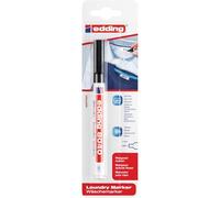 edding 8040 laundry marker - black - 1 pen - round nib 1 mm - textile marker for labelling clothes, wash-resistant at 95°C - laundry pen
