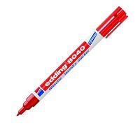 edding 8040 laundry marker - red - 1 pen - round nib 1 mm - textile marker for labelling clothes, wash-resistant at 95°C - laundry pen