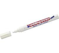 Edding 8050 White 10pièce (S) Permanent Markers - Permanent Markers (White, Blue, Red, White, 4 mm, Pack of 10) (S))