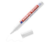edding 8200 grout marker - white - 1 pen - round nib 2-4 mm - grout restorer for reviving and brightening dirty tile grout - waterproof, highly opaque, quick-drying - for kitchens and bathrooms