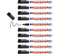 Edding Marker Aerospace Black 8404 Black Fine Tip - Pack Of 10