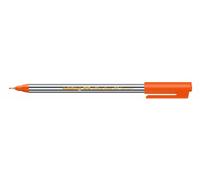edding 89 - fineliner - orange - 10 pens - extra fine round tip 0.3 mm - thin fibre pen for fine, precise writing, underlining, drawing - in the office or at home and at school