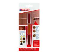 edding 8901 furniture repair wax kit - cherry - for filling in and repairing scratches and holes on furniture and other wood surfaces