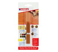 edding 8902 - wooden floor repair wax set - beech - 3 hard waxes - for repairing damage and scratches in wooden floors