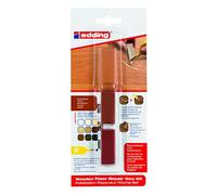 edding 8902 - wooden floor repair wax set - cherry - 3 hard waxes - for repairing damage and scratches in wooden floors